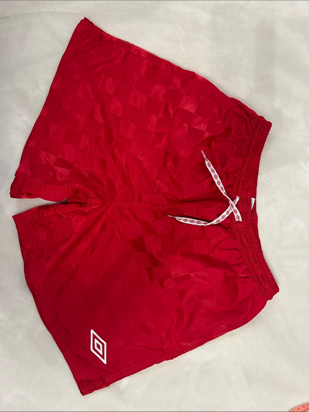 Umbro Red Athletic Shorts